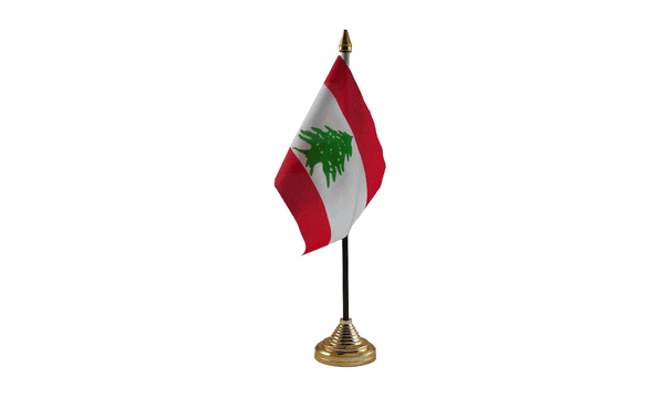 Lebanon Table Flags
